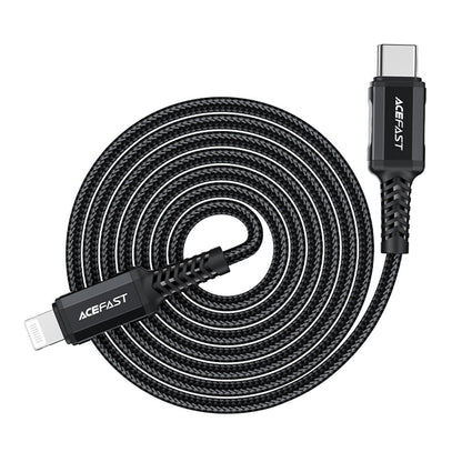 Καλώδιο Δεδομένων και Φόρτισης USB-C - Lightning Acefast C4-01, 30W, 1.8m, Μαύρο