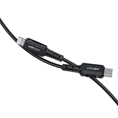 Καλώδιο Δεδομένων και Φόρτισης USB-C - Lightning Acefast C4-01, 30W, 1.8m, Μαύρο