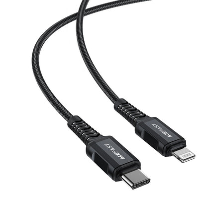 Καλώδιο Δεδομένων και Φόρτισης USB-C - Lightning Acefast C4-01, 30W, 1.8m, Μαύρο