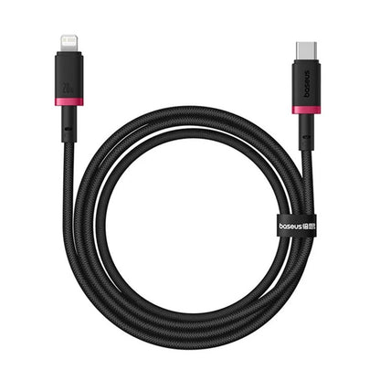 Καλώδιο Δεδομένων και Φόρτισης USB-C - Lightning Baseus Dura Series, 20W, 1m, Κόκκινο Μαύρο P10377800U01-01