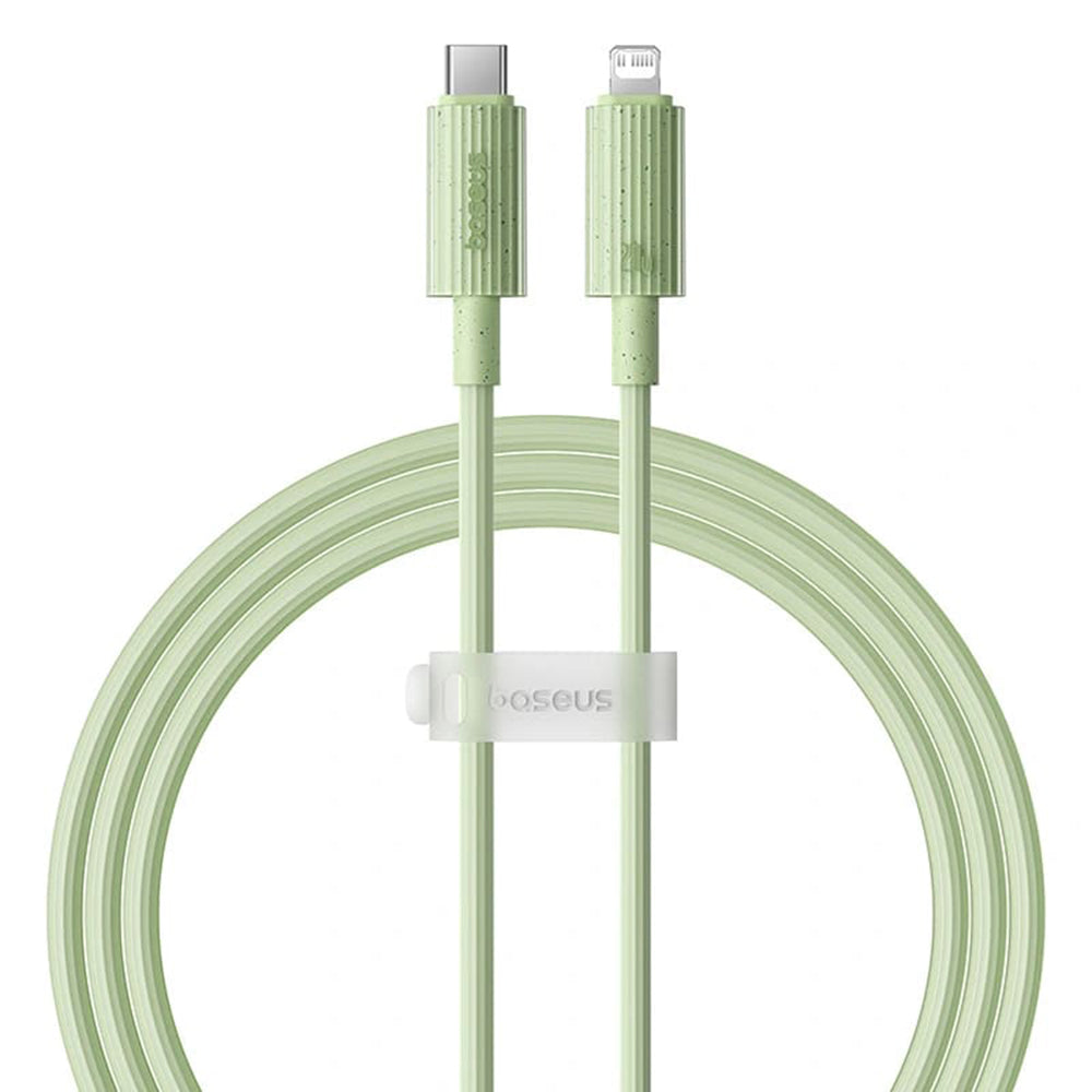 Καλώδιο Δεδομένων και Φόρτισης USB-C - Lightning Baseus Habitat, 20W, 1m, Πράσινο P10360201631-00