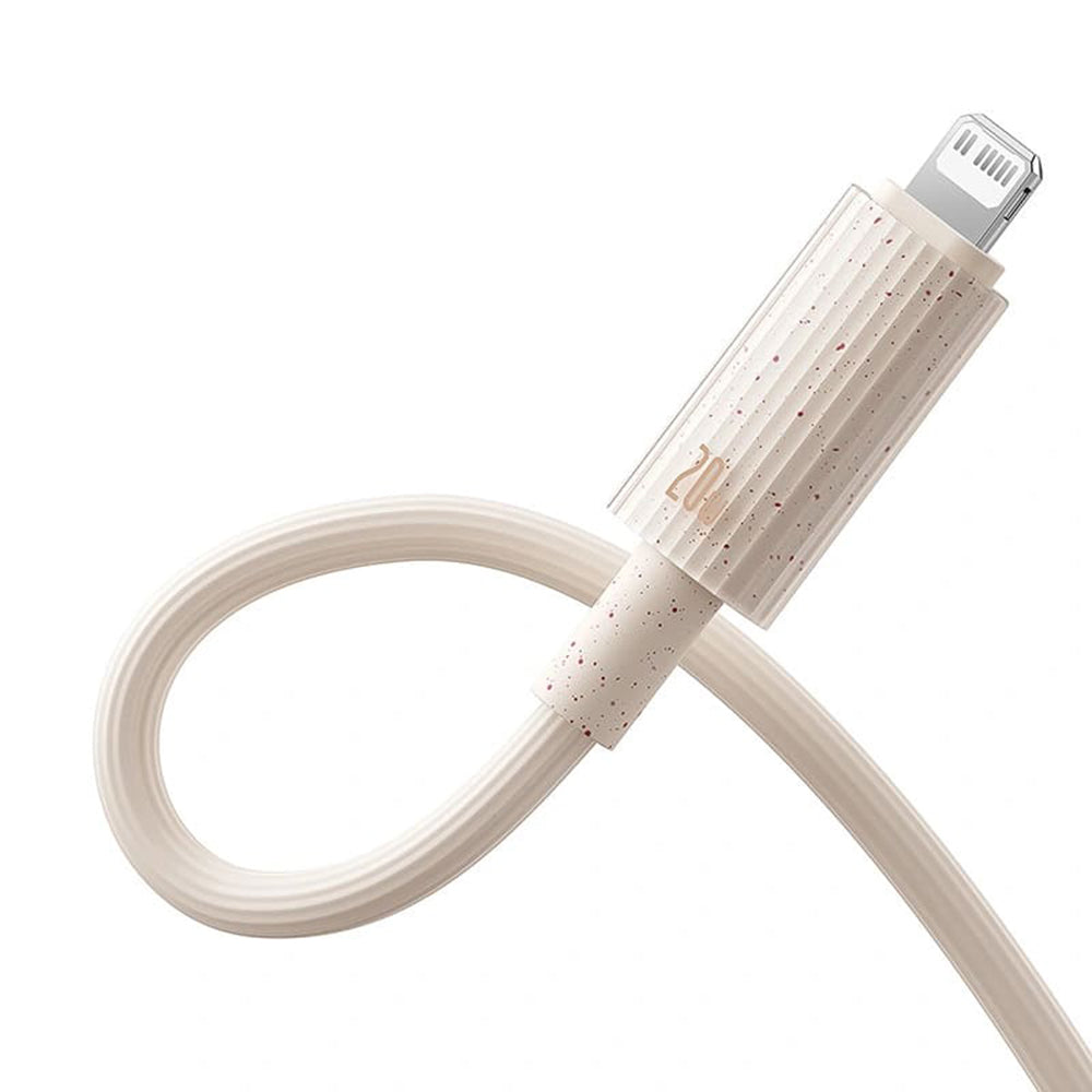 Καλώδιο Δεδομένων και Φόρτισης USB-C - Lightning Baseus Habitat, 20W, 2m, Πράσινο P10360201631-01
