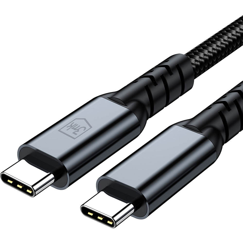 Καλώδιο Δεδομένων και Φόρτισης USB-C - USB-C 3MK Hyper N Thunderbolt 4, 240W, 1μ, Μαύρο