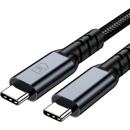 Καλώδιο Δεδομένων και Φόρτισης USB-C - USB-C 3MK Hyper N Thunderbolt 4, 240W, 1μ, Μαύρο