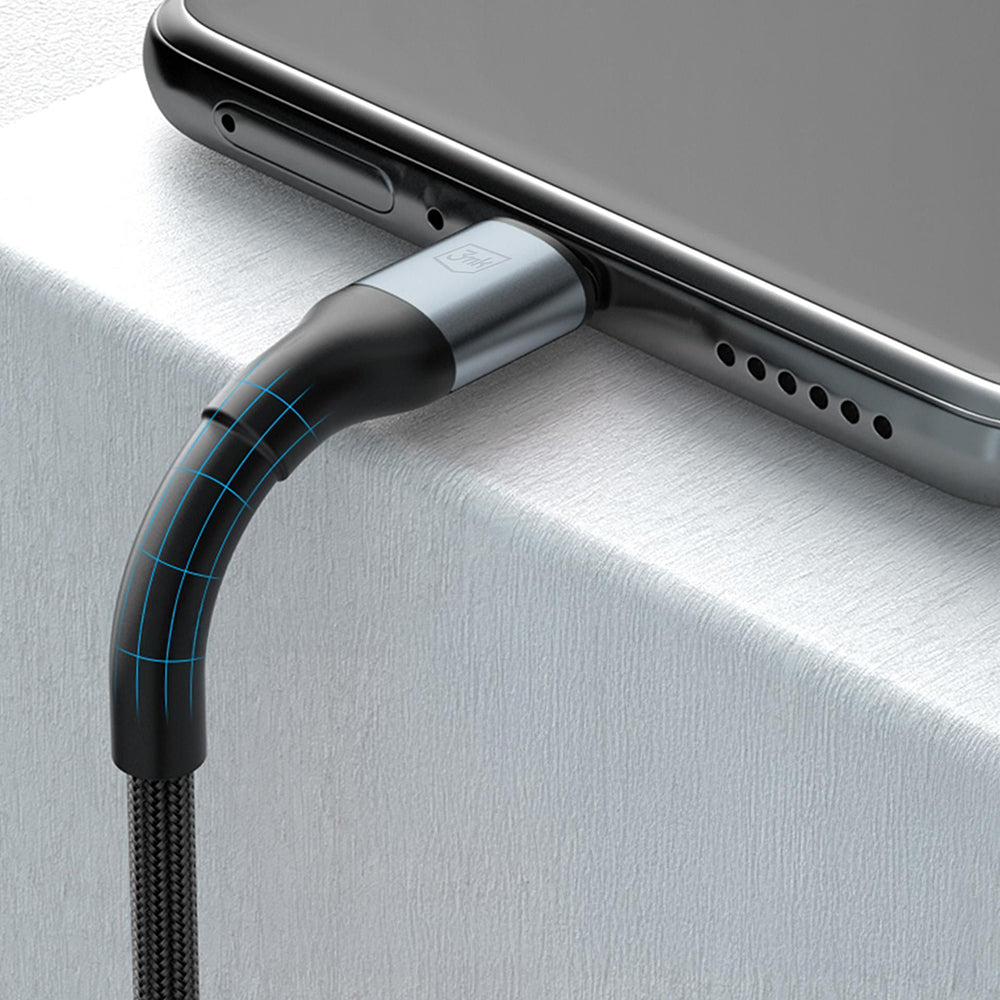 Καλώδιο Δεδομένων και Φόρτισης USB-C - USB-C 3MK Hyper N, 100W, 3μ, Μαύρο