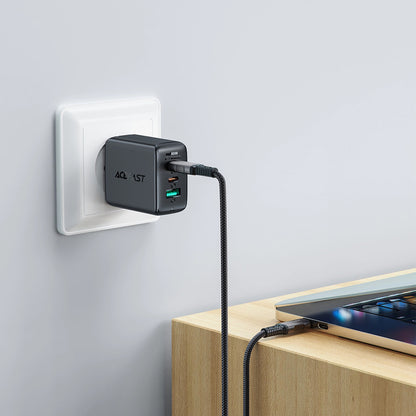 Καλώδιο Δεδομένων και Φόρτισης USB-C - USB-C Acefast C1-09, 240W, 1m, Γκρι