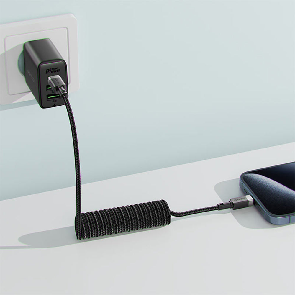 Καλώδιο Δεδομένων και Φόρτισης USB-C - USB-C Acefast C14-03, 60W, 1.2m, Μαύρο