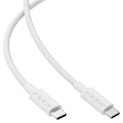 Καλώδιο Δεδομένων και Φόρτισης USB-C - USB-C Acefast C18-03, 60W, 1.2m, Λευκό