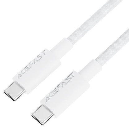 Καλώδιο Δεδομένων και Φόρτισης USB-C - USB-C Acefast C18-03, 60W, 1.2m, Λευκό