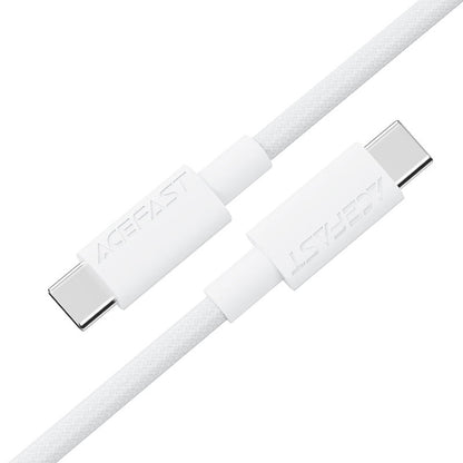 Καλώδιο Δεδομένων και Φόρτισης USB-C - USB-C Acefast C18-03, 60W, 1.2m, Λευκό