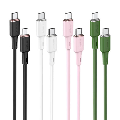Καλώδιο Δεδομένων και Φόρτισης USB-C - USB-C Acefast C2-03, 60W, 1.2m, Μαύρο