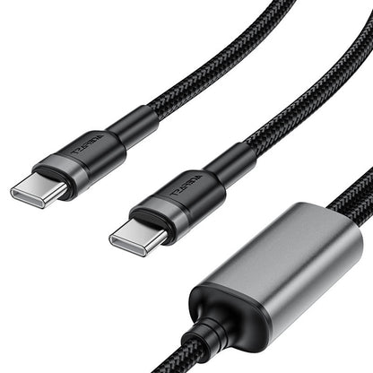 Καλώδιο Δεδομένων και Φόρτισης USB-C - 2 x USB-C Acefast C22-02, 100W, 1.25m, Μαύρο