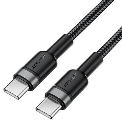 Καλώδιο Δεδομένων και Φόρτισης USB-C - USB-C Acefast C22-03, 60W, 1.2m, Μαύρο