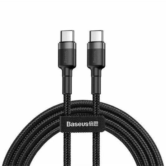 USB-C Data and Charging Cable - USB-C Baseus Cafule, 60W, 2m, Set of 3 pieces, Black E0418501
