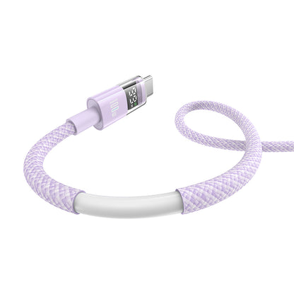 USB-C Data and Charging Cable - USB-C Baseus Display 2, 100W, 2m, Purple P10382702511-01