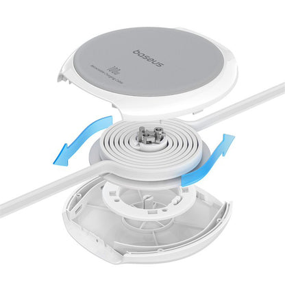 USB-C Data and Charging Cable - USB-C Baseus Pathfinder Retractable, 100W, 1m, White P10368400211-00