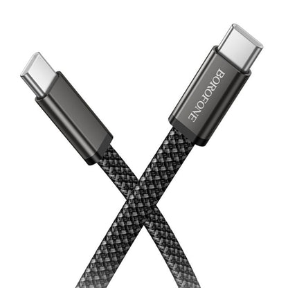 USB-C Data and Charging Cable - USB-C Borofone BX124 Peace, 60W, 1m, Black