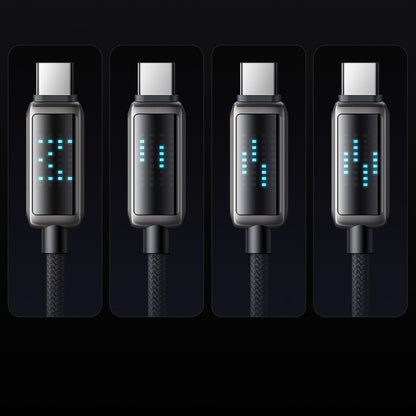 USB-C Data and Charging Cable - USB-C McDodo CA-4250 Display, 100W, 1.2m, Black