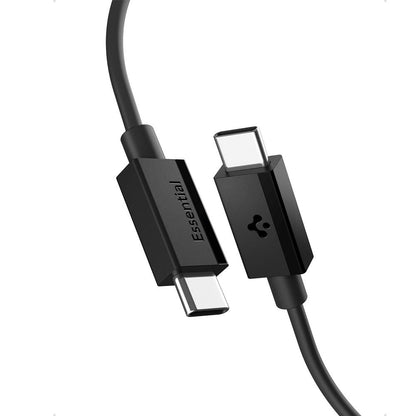 USB-C Data and Charging Cable - USB-C Spigen Essential, 60W, 1m, Black ACA08718