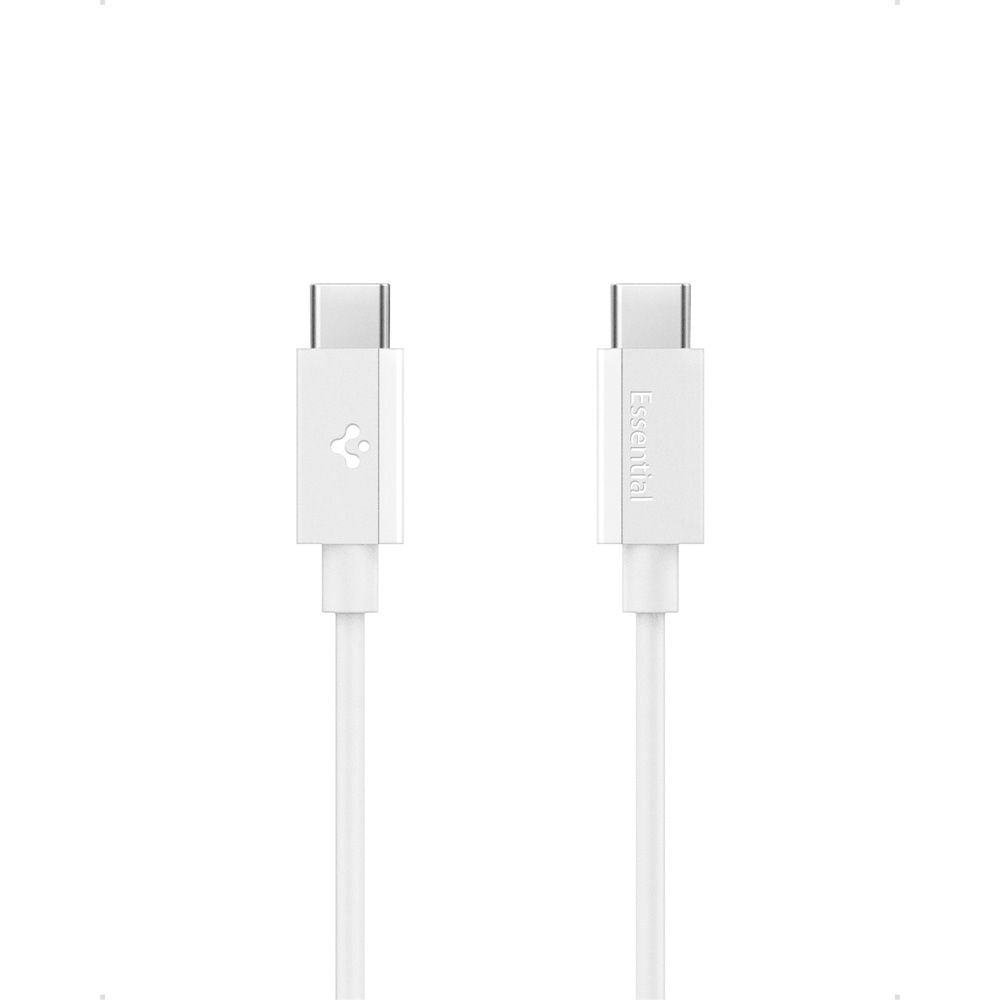 Καλώδιο Δεδομένων και Φόρτισης USB-C - USB-C Spigen Essential, 60W, 2m, Λευκό ACA08719