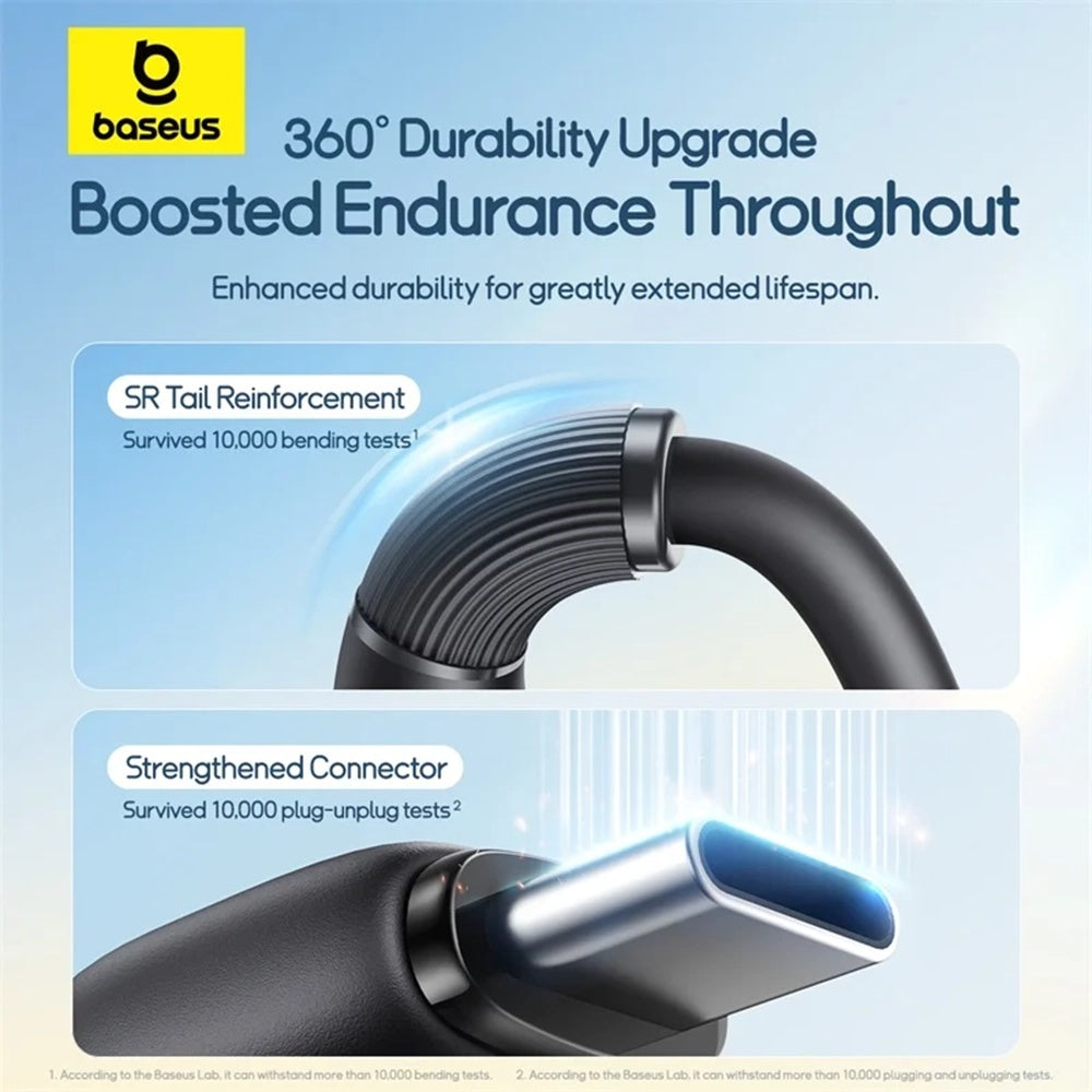 Καλώδιο Φόρτισης USB-A - Lightning / microUSB / USB-C Baseus Ultra Fast 3in1, 18W, 1.3m, Μαύρο P10376303121-00