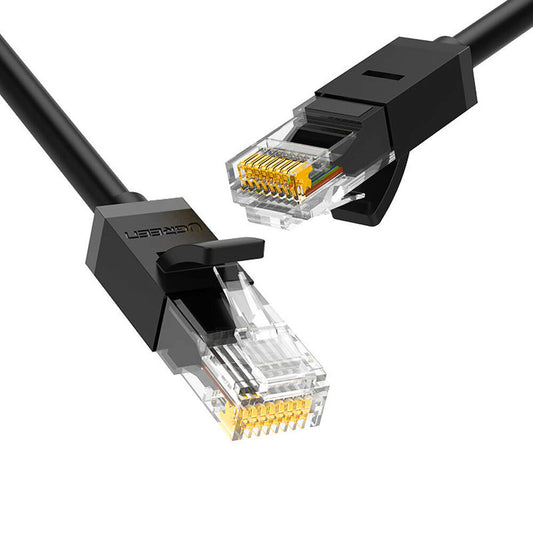 Καλώδιο δικτύου UGREEN NW102, UTP, Cat6, 1m, Μαύρο 