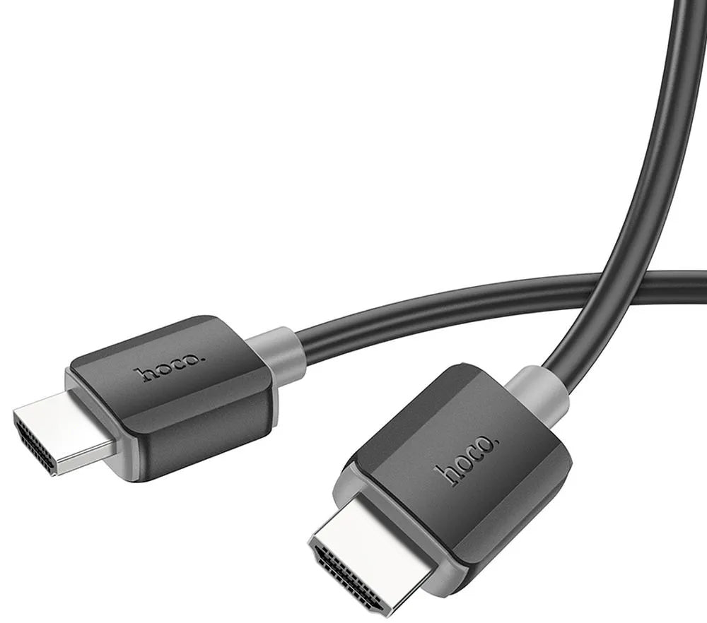 HOCO US08 Video Cable, HDMI - HDMI, 4K, 1m, Black