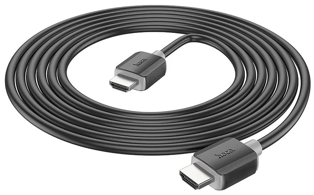 HOCO US08 Video Cable, HDMI - HDMI, 4K, 1m, Black