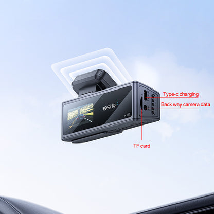 Κάμερα Αυτοκινήτου Yesido KM22, 1080P, Wi-Fi, Μαύρη