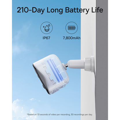 Κάμερα Παρακολούθησης Baseus N1, Wi-Fi, 2K, IP67, Εξωτερικού Χώρου S0ST002130