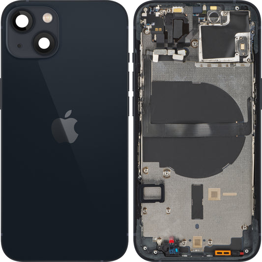Κάλυμμα Μπαταρίας Apple iPhone 13, με Μεσαίο Πλαίσιο, Μαύρο (Midnight), Swap Premium