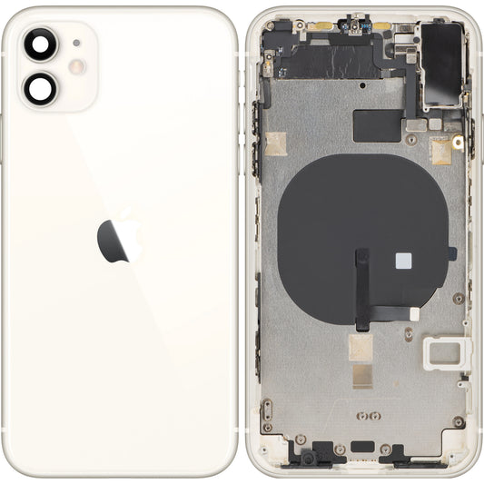 Κάλυμμα Μπαταρίας Apple iPhone 11, Με Μεσαίο Πλαίσιο, Λευκό, Premium Ανταλλαγή