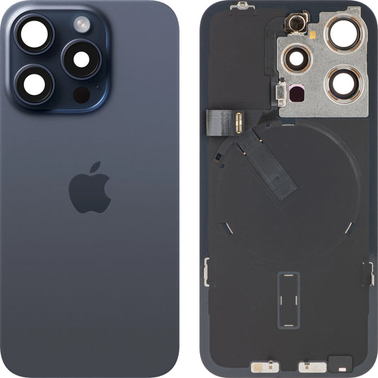 Πίσω Κάλυμμα Μπαταρίας Apple iPhone 15 Pro, Μπλε (Blue Titanium), Swap Premium