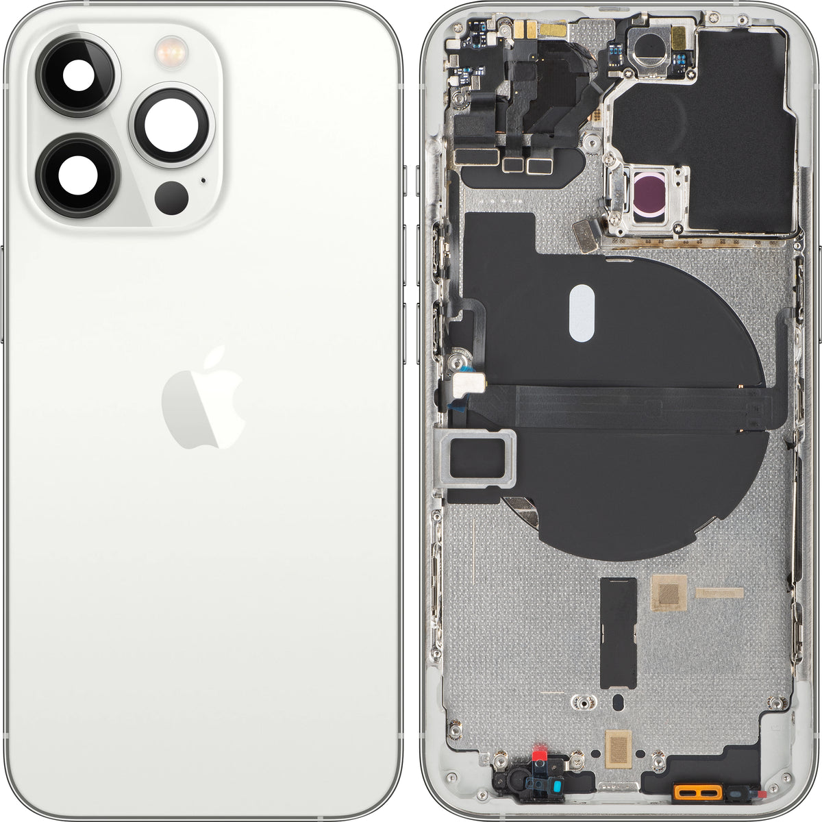 Κάλυμμα Μπαταρίας Apple iPhone 13 Pro, Με Μεσαίο Πλαίσιο, Ασημί, Swap Premium
