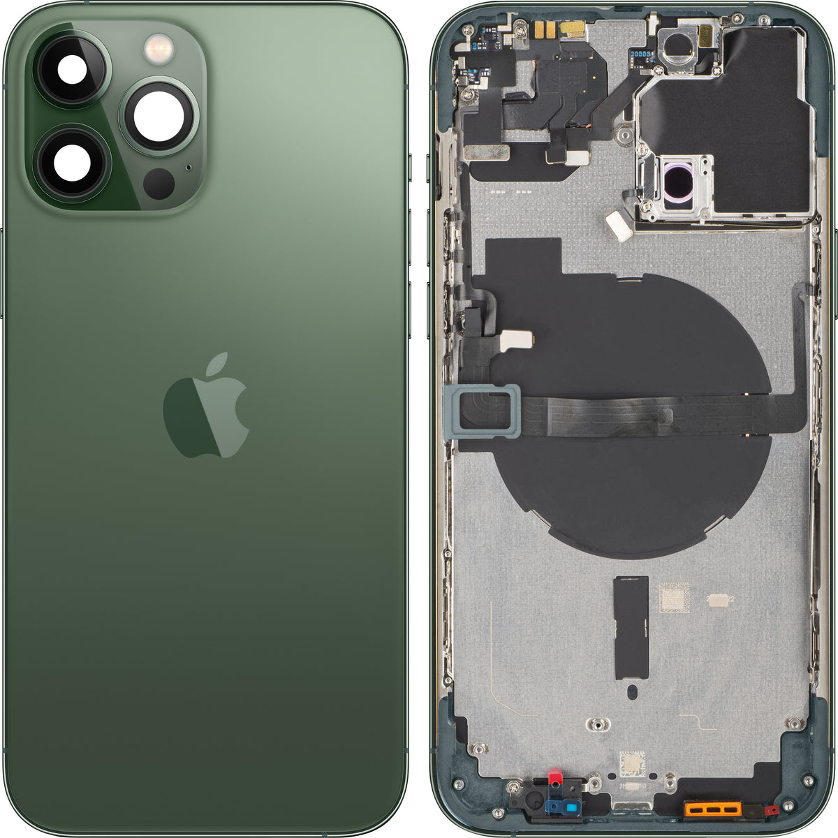 Πίσω Κάλυμμα Μπαταρίας Apple iPhone 13 Pro Max, Με Μεσαίο Πλαίσιο, Πράσινο (Alpine Green), Swap Premium