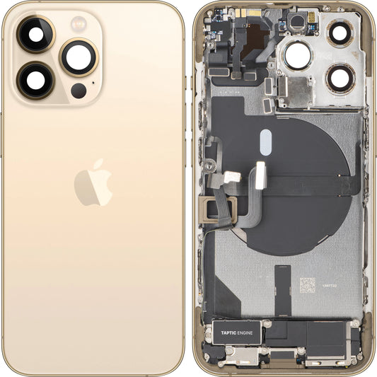 Πίσω Κάλυμμα Μπαταρίας Apple iPhone 13 Pro, Με Μεσαίο Πλαίσιο, Πλήρη Ανταλλακτικά, Χρυσό, Premium Ανταλλαγή