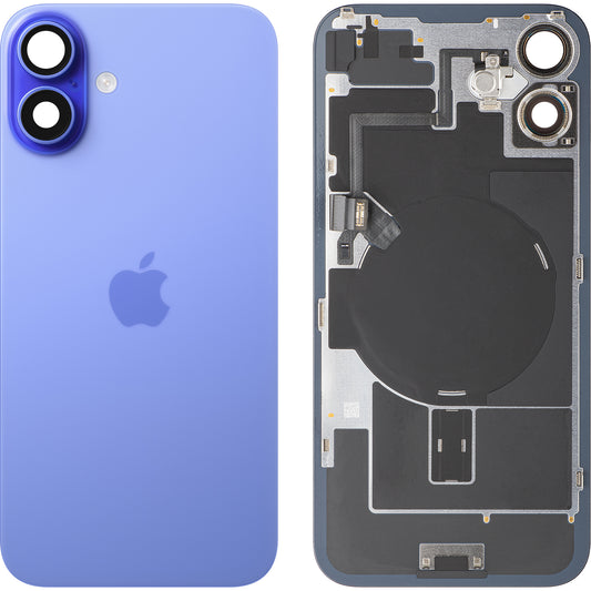 Apple iPhone 16 Plus Battery Cover, Blue (Ultramarine), Premium Swap