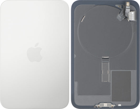 Apple iPhone 17 Pro Max Battery Cover, Silver, Premium Swap