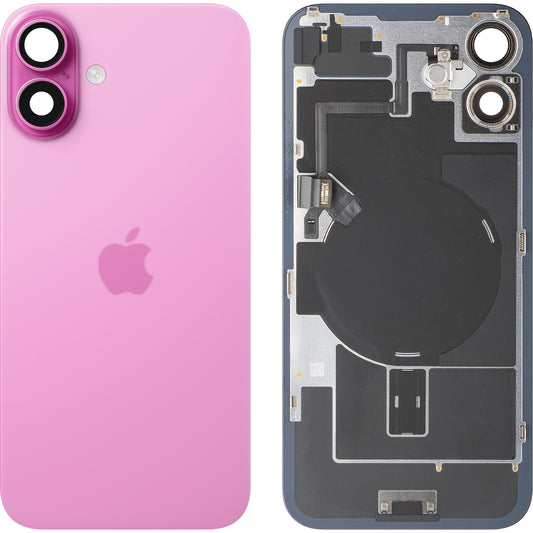 Apple iPhone 16 Plus Battery Cover, Pink, Premium Swap