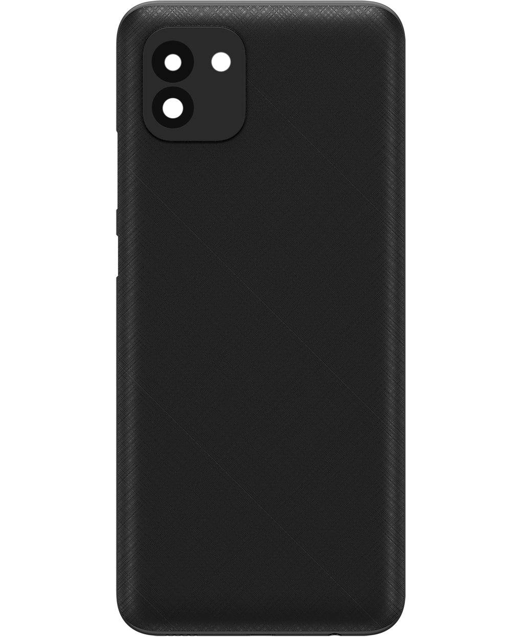 Battery Cover compatible with Samsung Galaxy A03 A035, Version F, Black