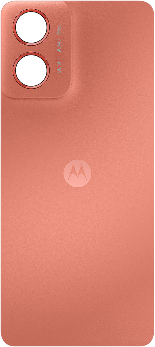 Καπάκι Μπαταρίας Motorola Moto G04s, Πορτοκαλί (Sunrise Orange), Service Pack 5S58C24270