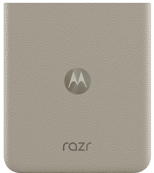 Κάλυμμα Μπαταρίας Motorola Razr 2024 / Razr 50, Κρεμ (Pumice Stone), Service Pack SL98E12657