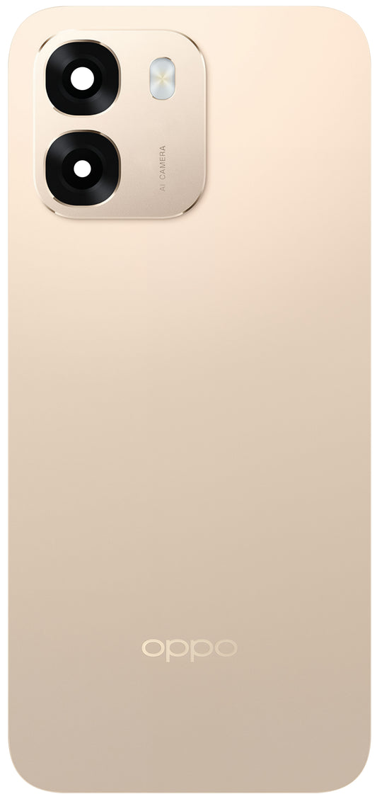 Oppo A6 4G Battery Cover, Gold (Aurora Gold), Service Pack 621033000852