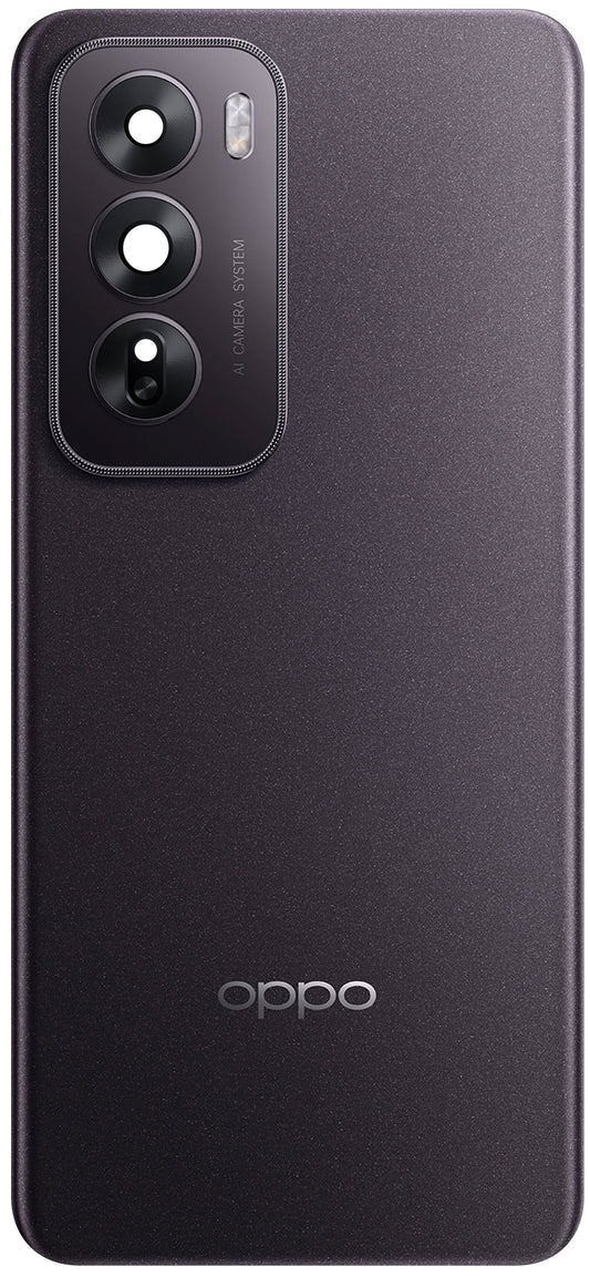 Oppo Reno12 Battery Cover, Black (Matte Brown), Service Pack 621033000315