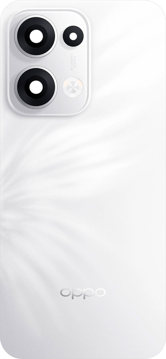Oppo Reno13 Battery Cover, White (Plume White), Service Pack 621033000484