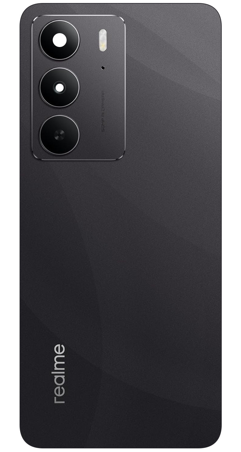 Realme C75 4G Battery Cover, Black (Storm Black), Service Pack 621033000468