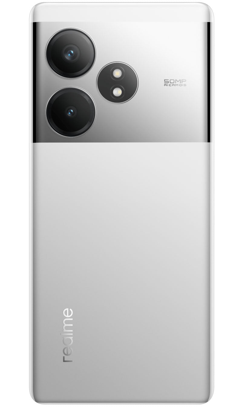 Realme GT 6T Battery Cover, Silver (Fluid Silver), Service Pack 621033000296