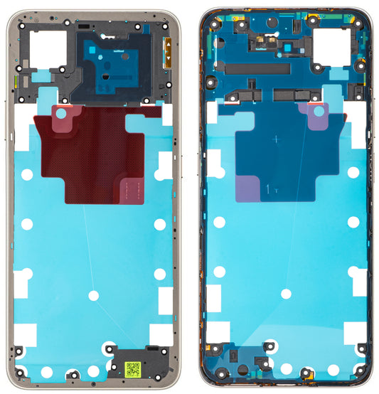 Carcasa Mijloc Honor X7d 4G / 400 Smart 4G, Χρυσό (Desert Gold), Service Pack 9707ACDS