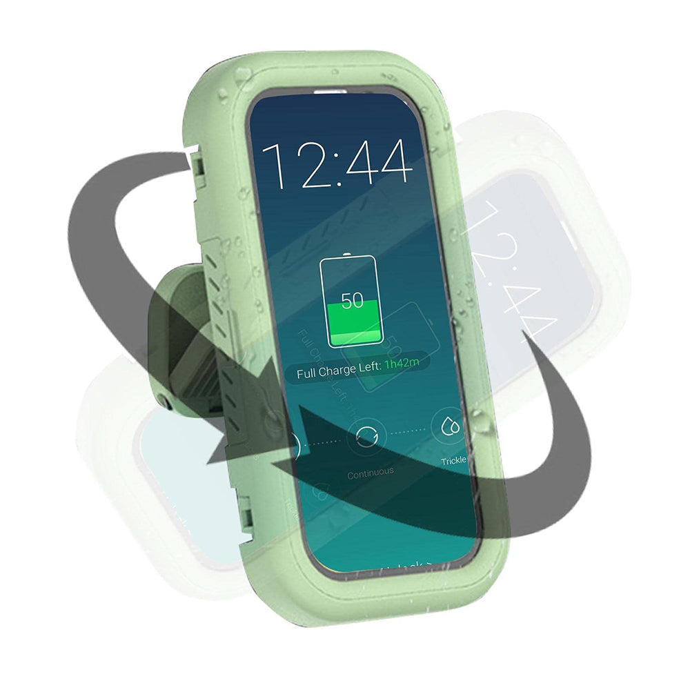 Techsuit LC-999 Wall Case with Touch Membrane for Phone, Waterproof, Purple