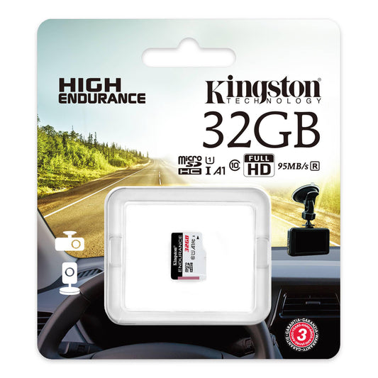 Κάρτα Μνήμης microSDHC Kingston High Endurance, 32Gb, Κλάση 10 / UHS-1 U1 SDCE/32GB
